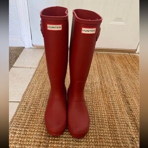 Hunter Classic Red Waterproof Boots